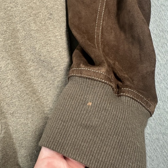 Double D Ranch Wear Jacket Womens 1X Brown Suede Southwestern Aztec Fringe - Picture 6 of 11